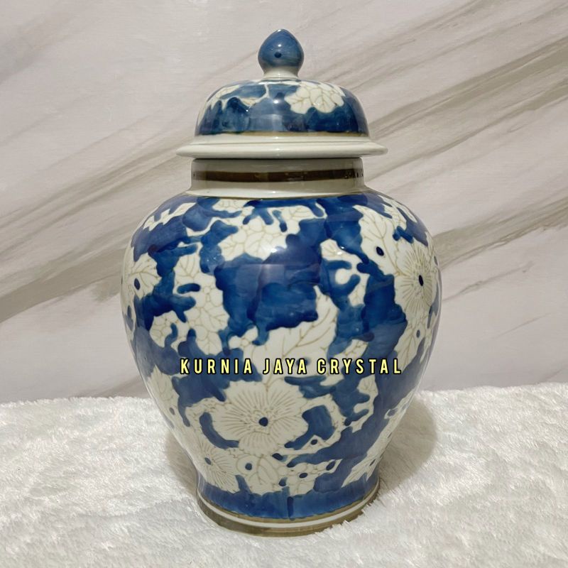 Toples Tochin Keramik Biru putih