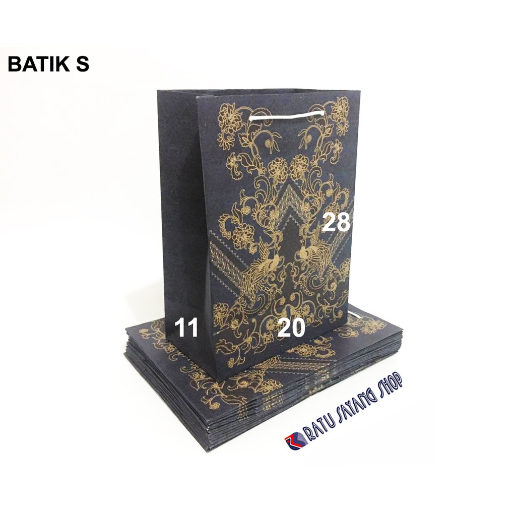 

TAS PAPER BAG BATIK S (20 X 11 X 28)