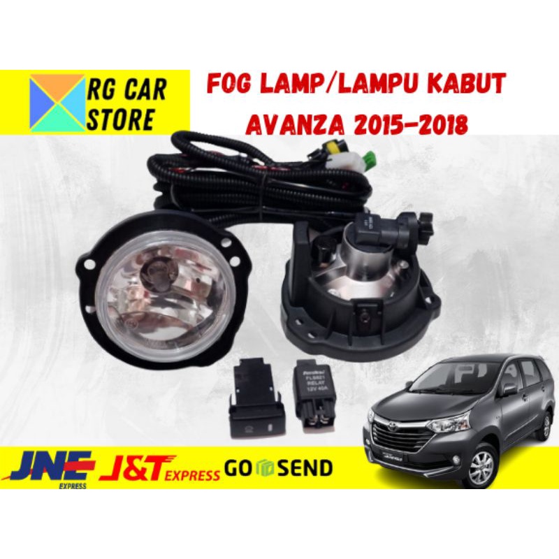 FOGLAMP/LAMPU KABUT AVANZA 2015-2018 BERGARANSI DIJAMIN PNP BERKUALITAS