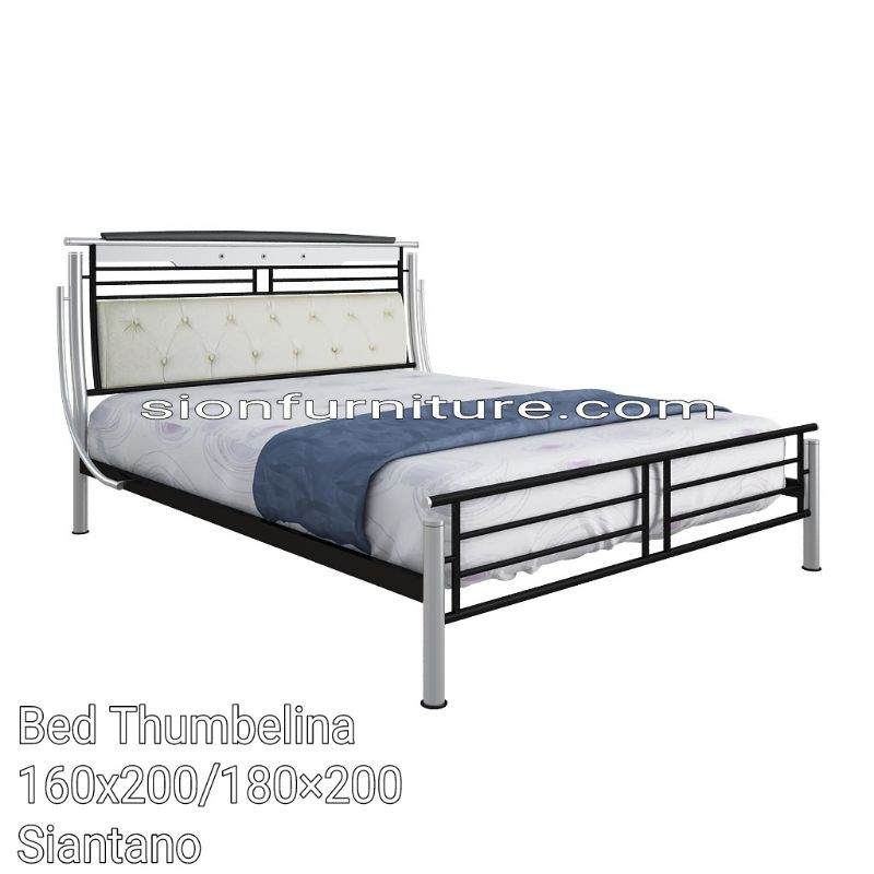RANJANG BESI / BED SIANTANO TIPE THUMBELINA UK 160 dan 180