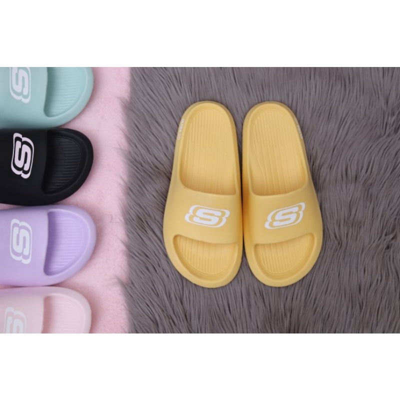Sandal Wanita Slide Skechers Sendal Selop Cewek Sandal Slop Wanita