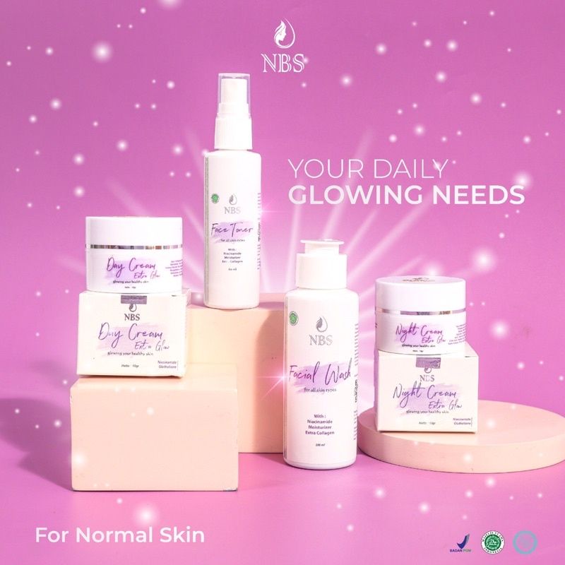 NBS PAKET ULTIMATE &amp; ULTIMATE EXTRA GLOW PEMUTIH WAJAH NBS SKINCARE FREE GIFT TAS WANITA CANTIK