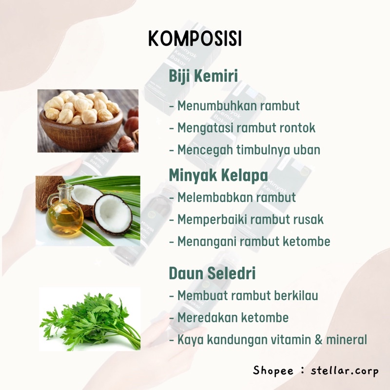 MINYAK KEMIRI BAKAR MKB ASLI BALI ORIGINAL BPOM 100ML