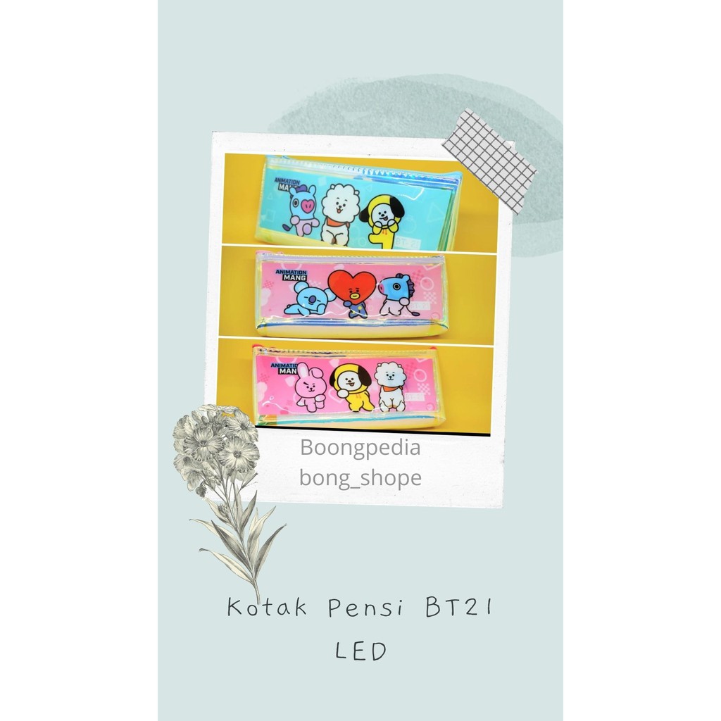 

Kotak Pensil BT21 LED| Kotak Pensi Lucu BT21|Kotak Pensil Unik Nyala