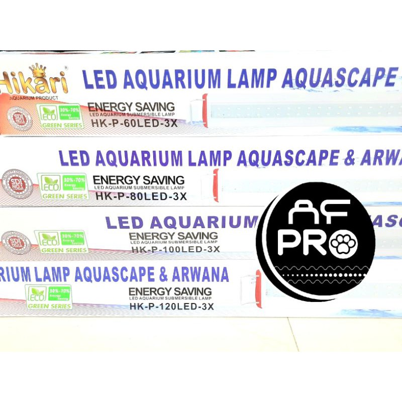 Lampu led aquarium aquascape HIKARI P 60.P80.P100.P120 LED 3X