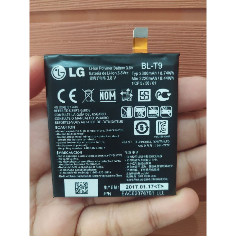 Baterai LG Nexsus 5 BL T9 Battery Nexsus 5 BL-T9 ORIGINAL