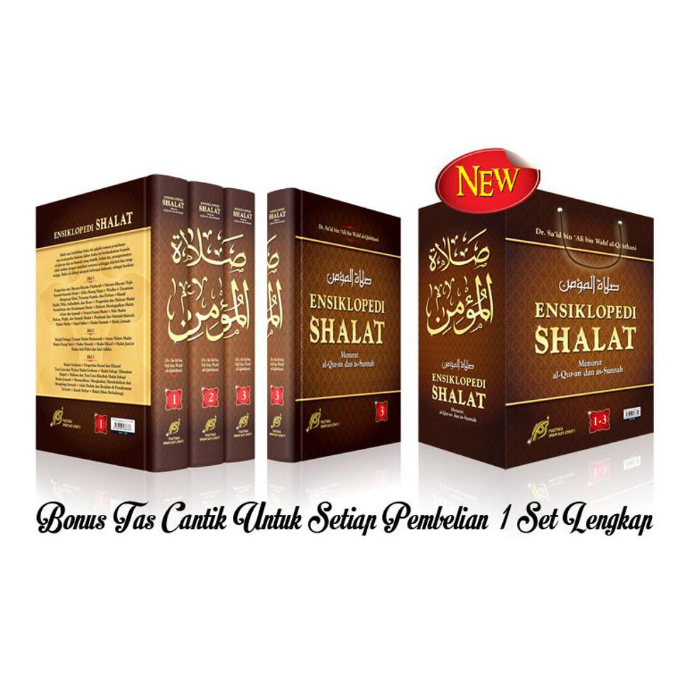Paling Murah Ensiklopedi Shalat 3Jilid Bonus Tas