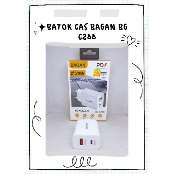 BATOK CAS 20W ADAPTOR BAGAN BG C288