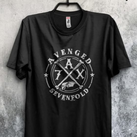 KAOS AVENGED SEVENFOLD a7x BAJU TSHIRT COMBED 30S