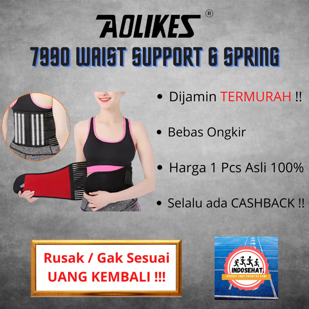 AOLIKES 7990 Waist Support - Slimming Belt Gym / Korset Pelangsing