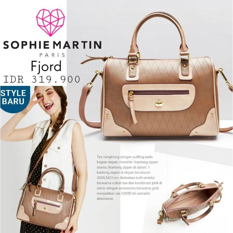 Tas Selempang Wanita Tas Cangklong Besar Glamour Trendy Terbaru Original Sophie Paris