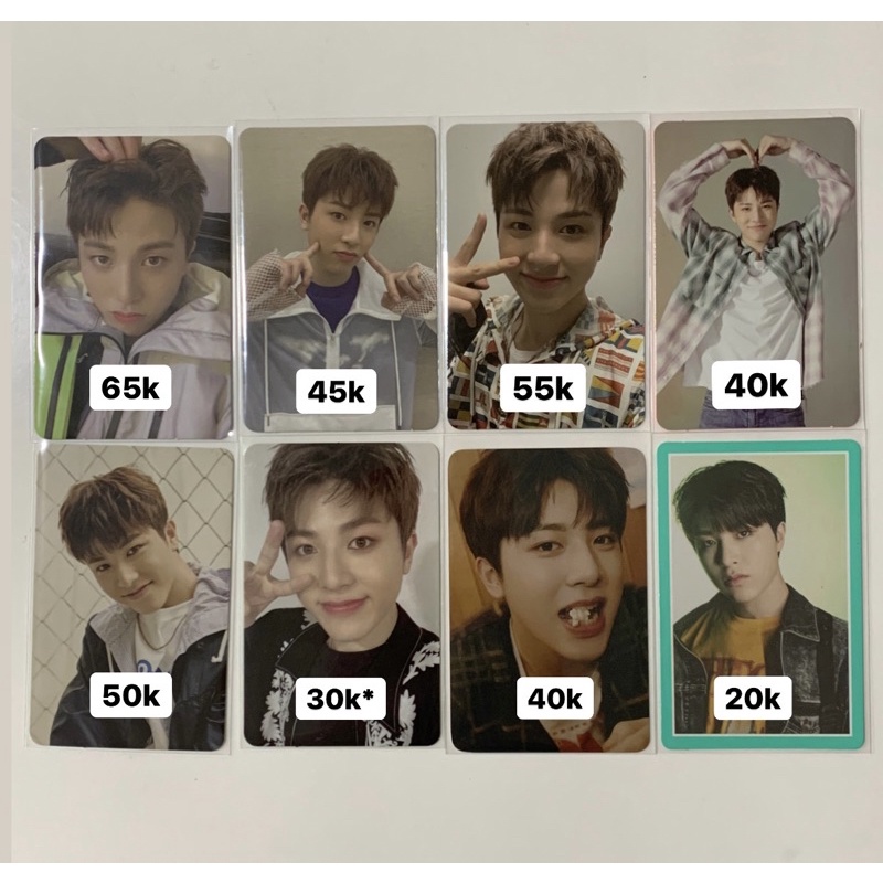photocard pc treasure junghwan - first step ubun , pegang pipi, peace, first press, dilan, ch3 white