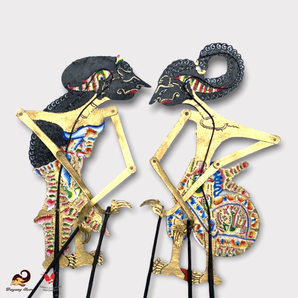 Wayang Kulit Arjuna dan Srikandi (Gaya Jogja)
