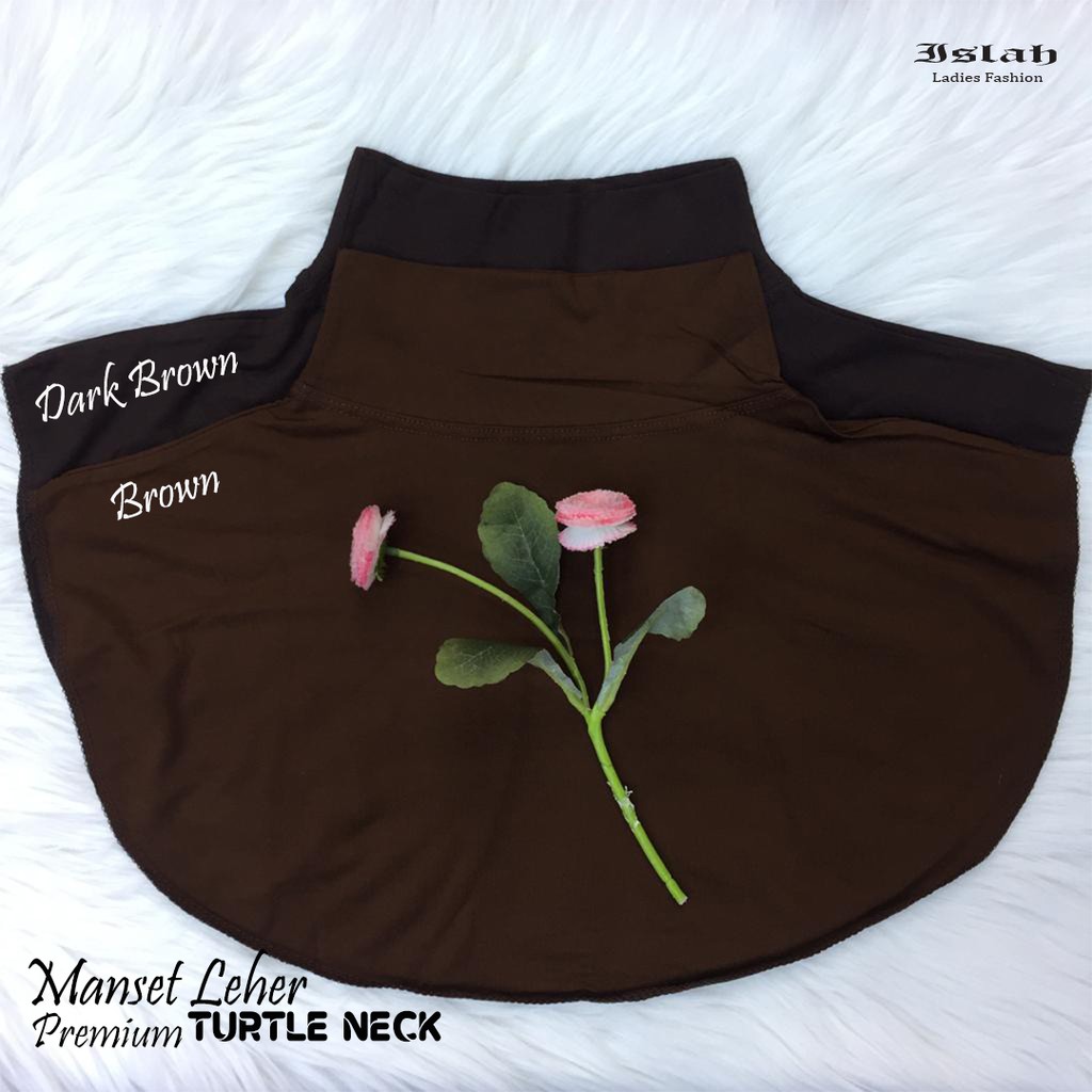 Islah Inner Leher Turtle Neck Rayon Premium / Manset Leher Kaos Premium / Manset Turtle Neck / Atasan Wanita / Inner Dada / Dalaman Wanita / Dalaman Leher / Inner dada / Inner Wanita-3