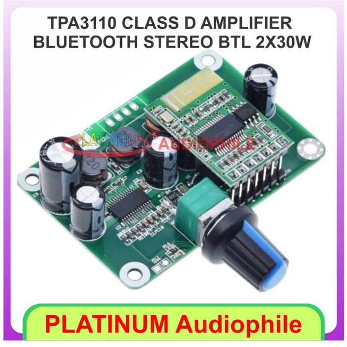 Tpa3110 Bluetooth Amplifier Class D 30W+30W Tpa3110 Amplifier Stereo