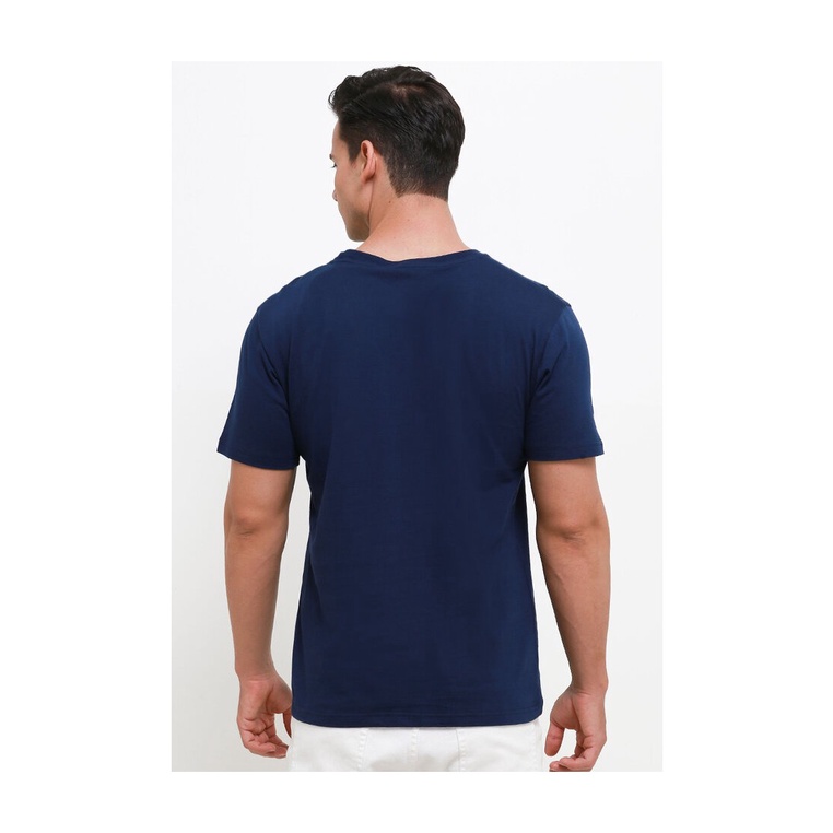 BAJU KAOS PRIA CARDINAL ORIGINAL CASUAL LENGAN PENDEK BIRU NAVY CA11