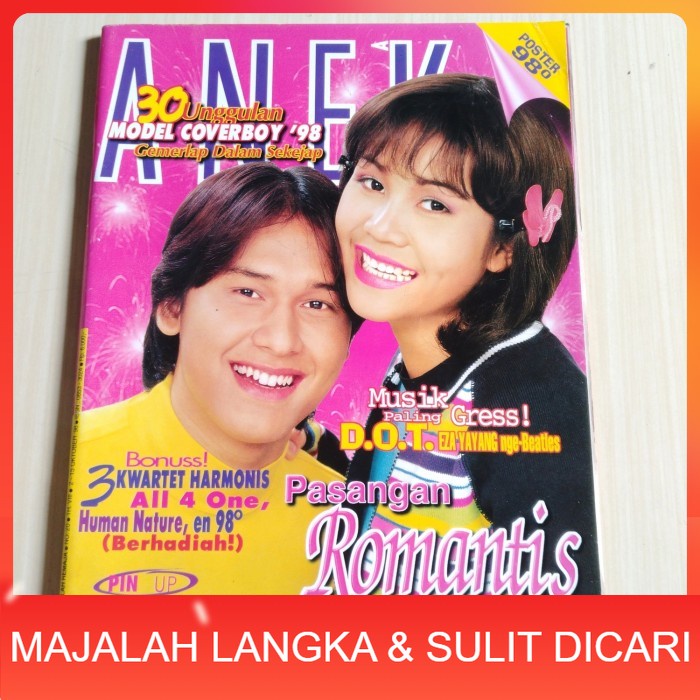 Majalah ANEKA RIA YESS No.20 Okt 1998 INDRA L. BRUGMAN LINDA + POSTER Langka