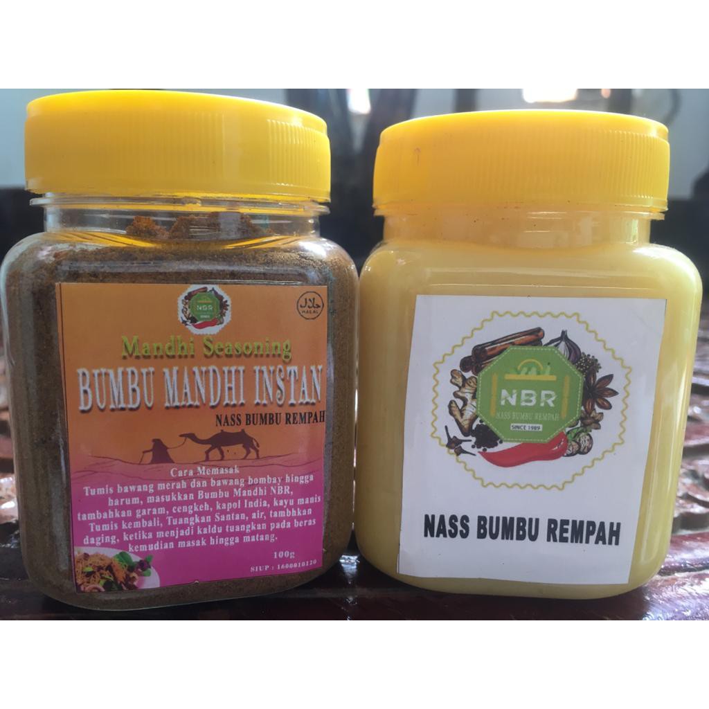 

PROMO Paket Hemat Bumbu Nasi Mandhi + Minyak Samin / Bumbu Bubuk Nasi Mandhi Nass Bumbu Rempa