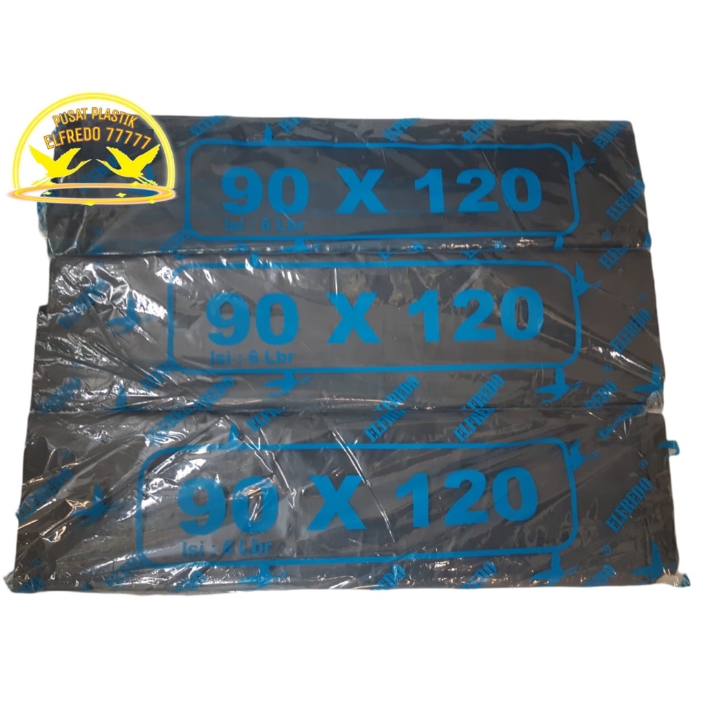 TERBARU KANTONG PLASTIK SAMPAH TRASH BAG UKURAN 90X120 60X100 50X75 40X60