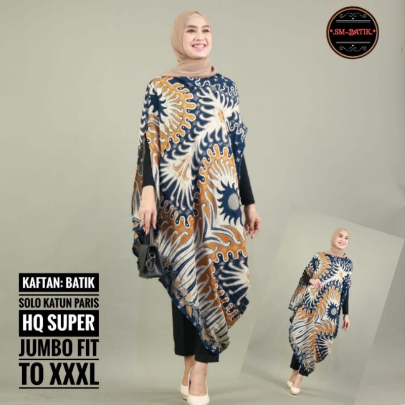 sastri V kaftan batik paris jumbo premium by SM batik