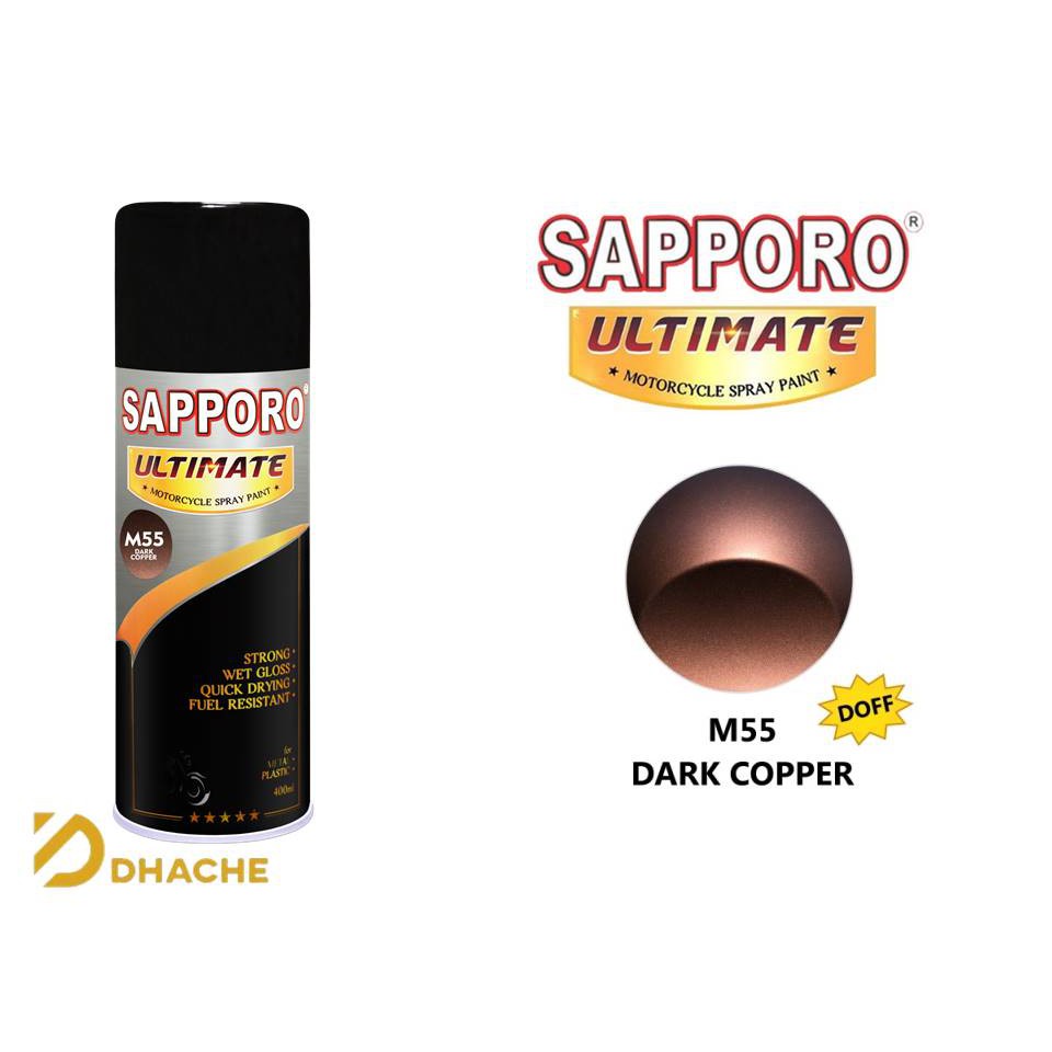 Cat Semprot Sapporo Ultimate M55 Dark Copper / Sapporo Spray / Pilok / Pylox