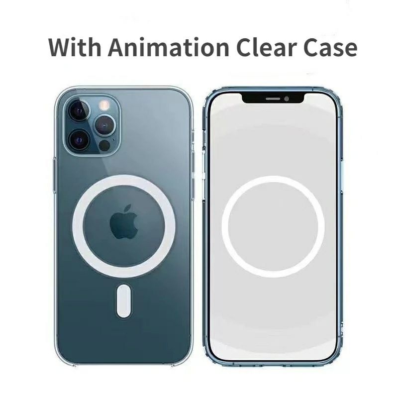 Clear Case iPhone 13 / Mini / Pro / Max Magsafe Magnetic with Animation