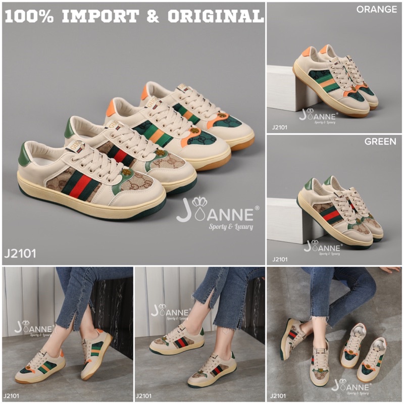 RESTOCK!! [ORIGINAL] JOANNE Sporty Sneakers Shoes Sepatu Wanita #J2101