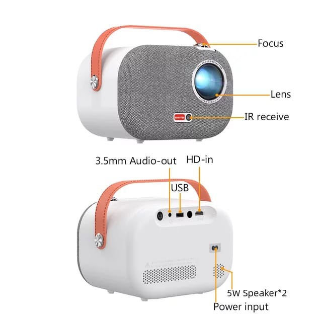 BYINTEK K16 MINI 3D 4K SMART ANDROID PORTABLE PROJECTOR