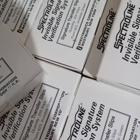 

Spectroline Signature Invisible & Overlay bisa Satuan ,.