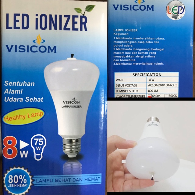 LED IONIZER 8 W VISICOM