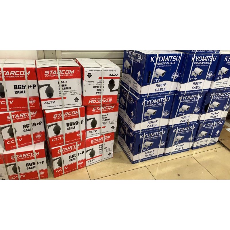 CABLE STARCOM RG.59+P 300M