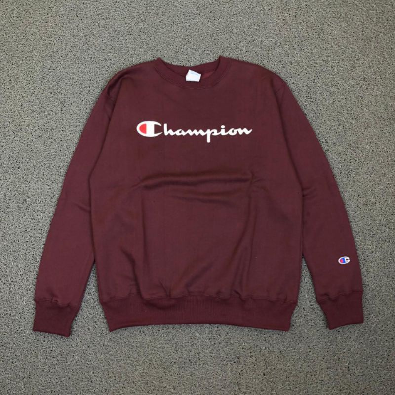 CREWNECK CHAMPION HIGH QUALITY CASUAL HYPE FASHION PRIA