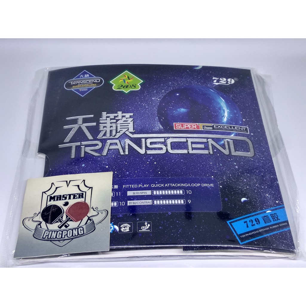 RITC Friendship 729 Transcend - Rubber Karet Bet Pingpong Bat Tenis Meja