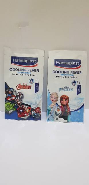 (TWIN PACK )HANSAPLAST KOMPRES DEMAM DISNAY FROZEN COOLING FEVER