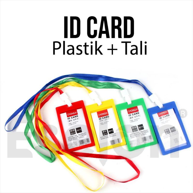 

1buah Cantolan ID card B1 + Tali / Tempat ID card plastik+tali