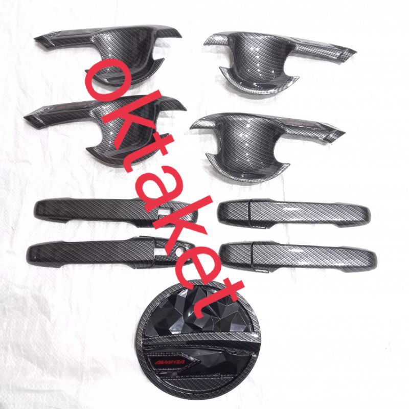 paket outer handle tank cover new Avanza 2022 gr sport Carbon