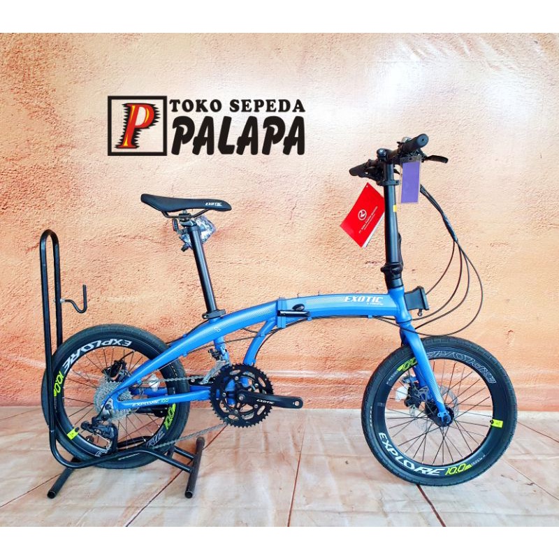 SEPEDA LIPAT 20 EXOTIC EXPLORE 10.0 Alloy Hidrolis Sepeda Gunung 10