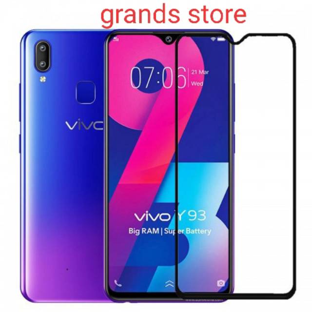 Tempered glass 5D(9D) For vivo Y93/ vivo Y95/antigores kaca