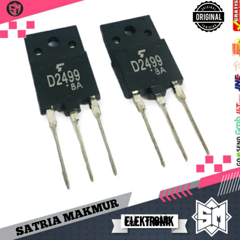 D2499 IC Transistor D2499 ASLI ORIGINAL-IC TR 2SD2499 TR Horizontal