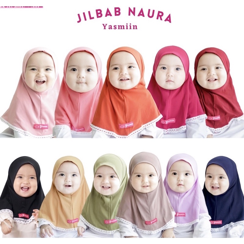 jilbab anak renda NAURA kerudung anak terbaru hijab anak jilbab bayi kerudung bayi lucu