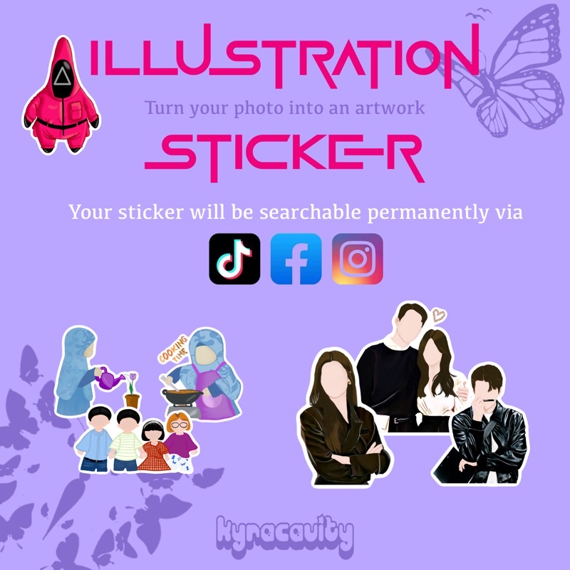 

Jasa Pembuatan Ilustrasi GIF Stiker Sticker Logo Maskot IGStory / Aksesoris Souvenir Pernikahan Event Ulang Tahun Acara Unik Gambar