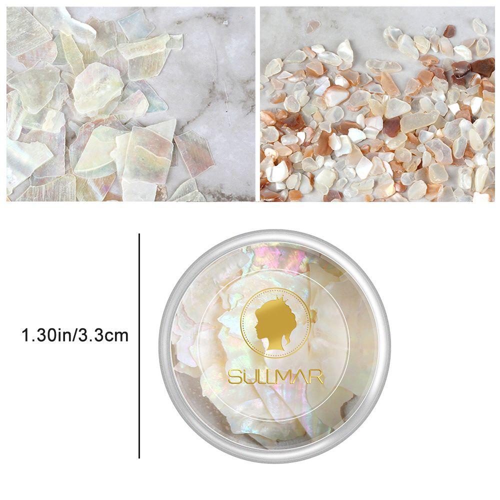 Preva Nail Art Natural Irregular Flashing Rhinestones Dekorasi Tanpa Kedip Berlian Imitasi