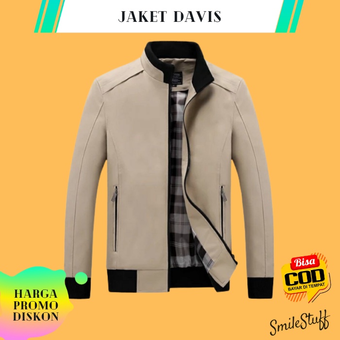 JAKET DAVIS - Jacket Davis Series Ready Ukuran S M L XL XXL Jacket Davies