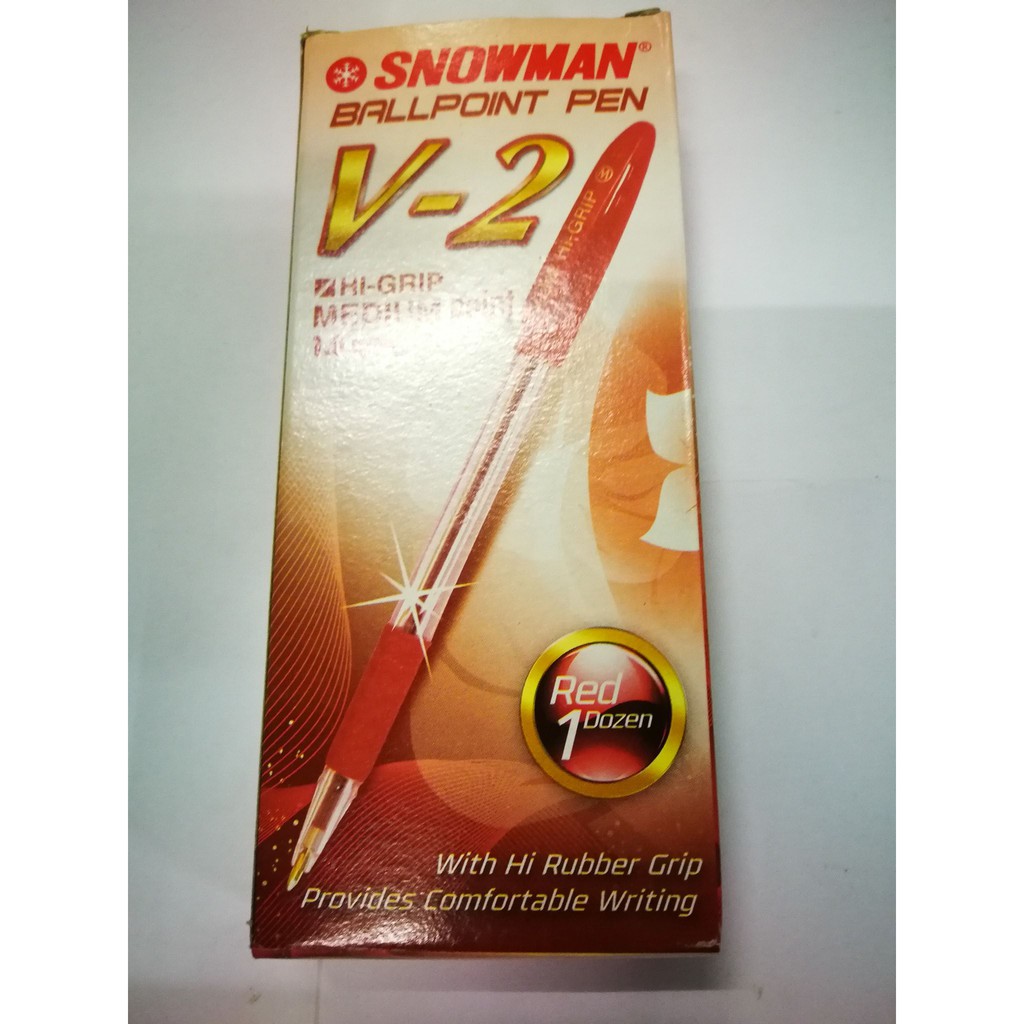 

qwe (12pcs) PEN / PULPEN / BALLPOINT SNOWMAN V2