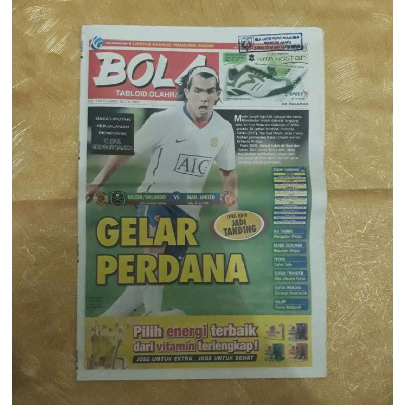 Majalah TABLOID BOLA 25 Juli 2008