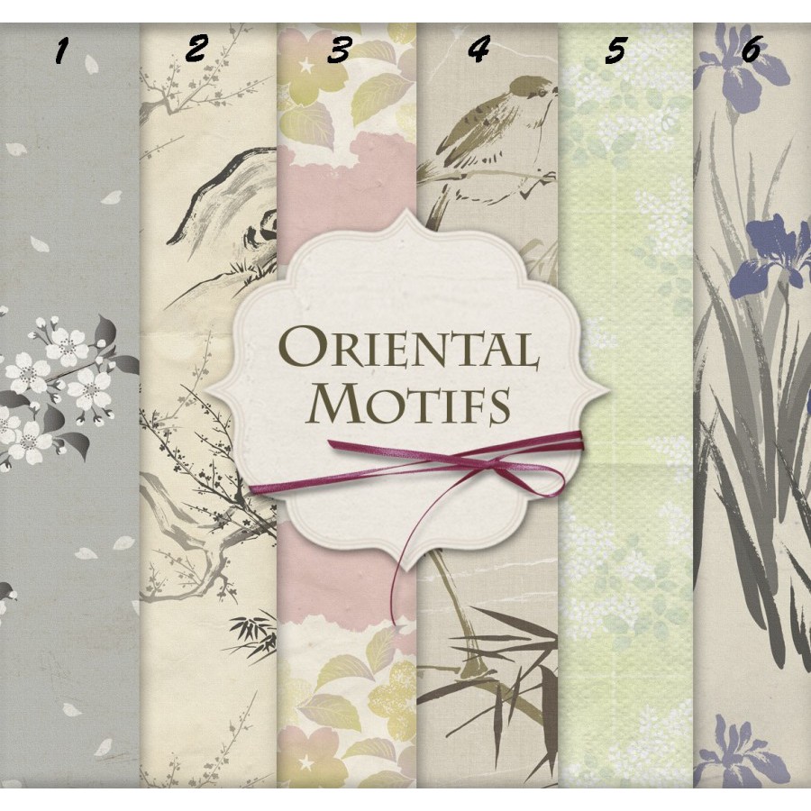 Kertas Scrapbook - Oriental Motifs_FFH21 Design