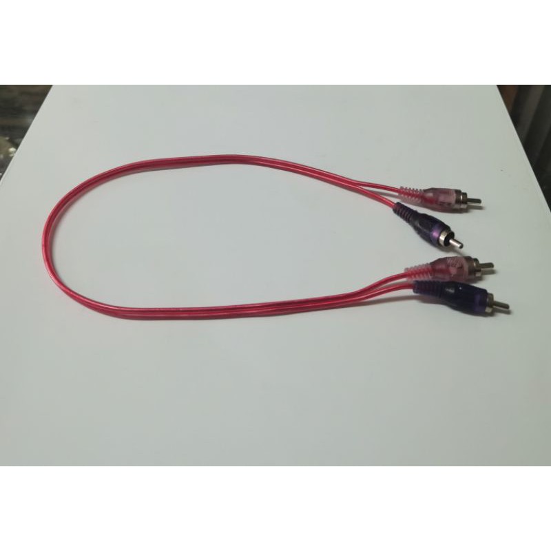 Kabel Rca 2 jalur 1/2m (Kualitas bagus)