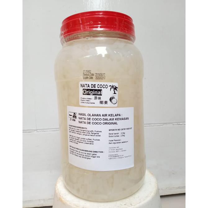 

31.87-Kue- Coconut Jelly Nata Decoco Rasa Originali 3.3 Kg -Terlengkap-Termurah-Dijamin.