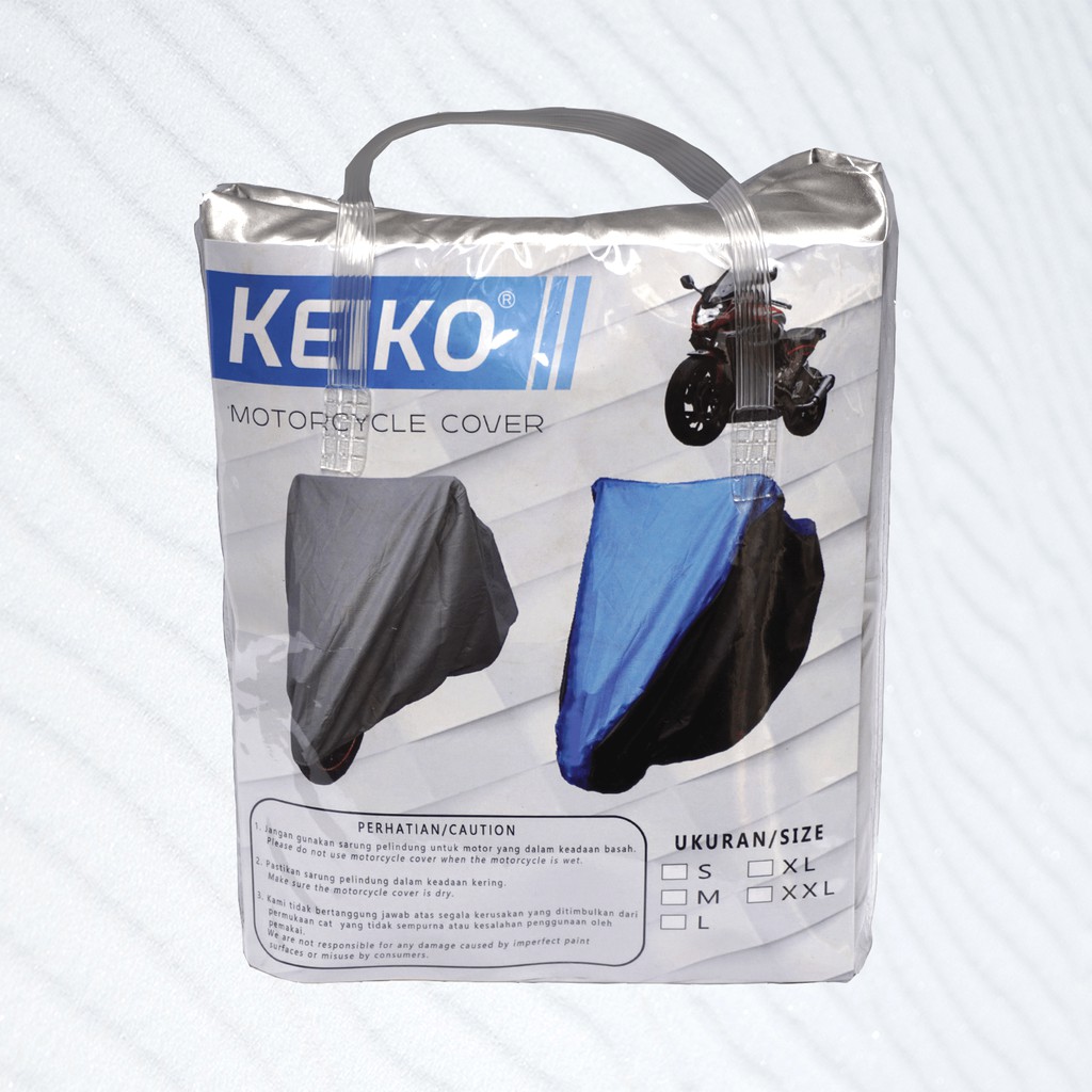 Cover Sarung Tutup Motor Besar (L) Waterproof Vario Vixion CBR250RR Ninja Jupiter RX MX King Aerox Keiko