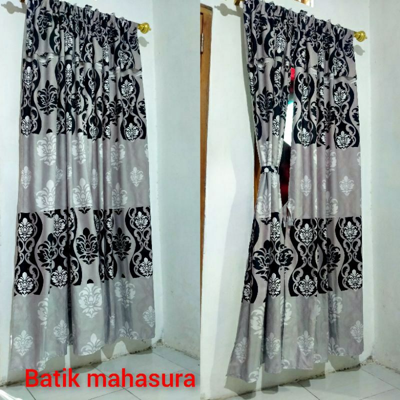 Gorden serut 1 pcs belah tengah(140×200)